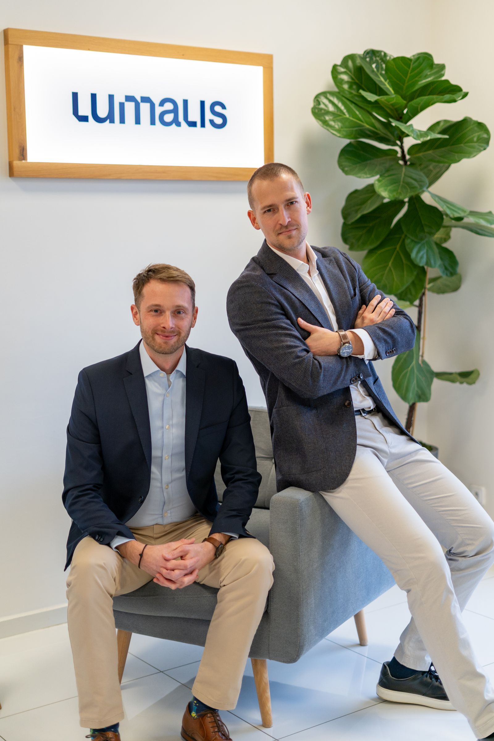 Libor Stojaspal a Lukáš Sokol, zakladatelé LUMALIS